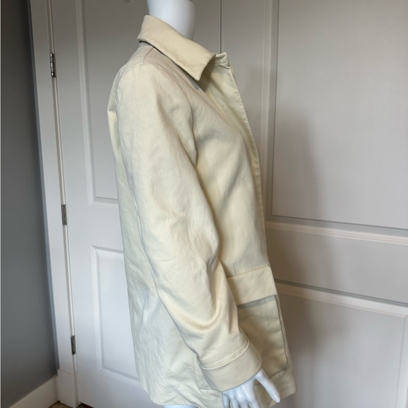 Jil Sander Cotton Jacket Size 34 (US 2) Hidden Snap Closure with Pockets - Picture 8 of 15